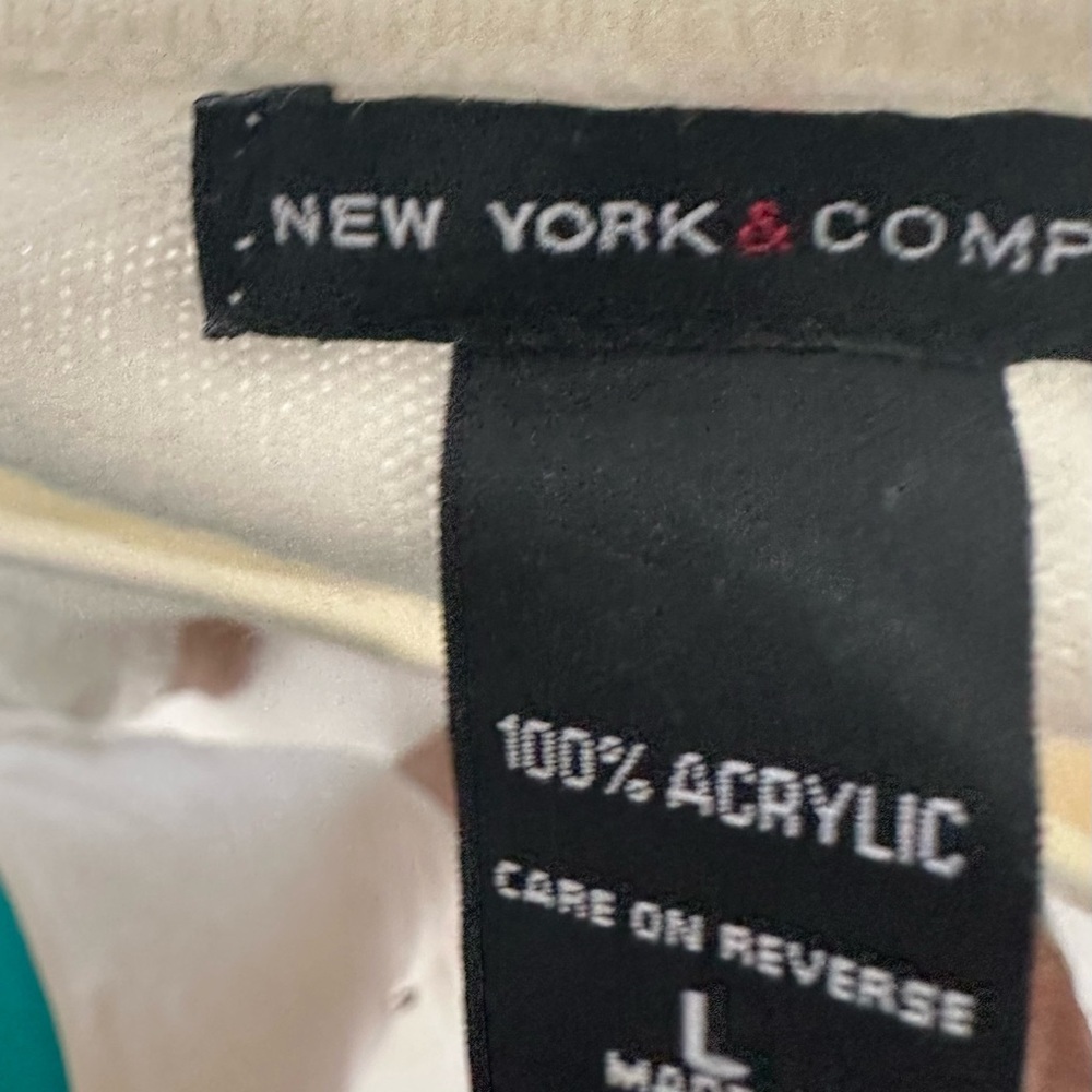 New York & Company Ivory Knit Cardigan - Picture 5 of 5